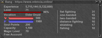 Signature for player Bang