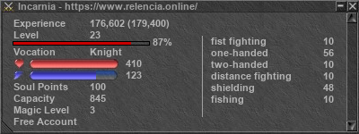 Signature for player Incarnia