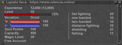 Signature for player Lapada Seca