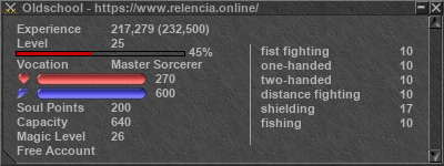 Signature for player Oldschool