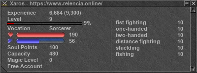 Signature for player Xaros